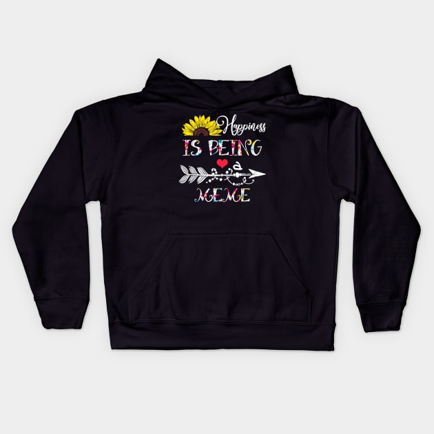 Happiness is being a meme mothers day gift Kids Hoodie by DoorTees